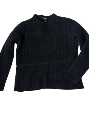 TODD SNYDER Black Lambswool Sweater Fits Size XS Flawed Read Description thumbnail 4