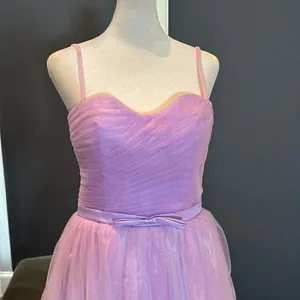 Women’s Tea Length Purple Prom Party Dress CorsetBack Sweetheart Neckline Size 4 thumbnail 2