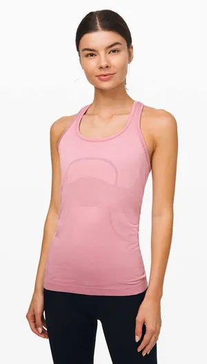 Lululemon Swiftly Tech Racerback Tank Pink Taupe Size 6 thumbnail 1