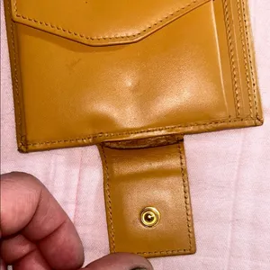Vintage Celine Coated Canvas Monogram w Leather Accented Wallet thumbnail 12