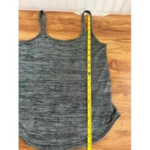 rag‎ & bone Grey Space Dye Scoop Neck Tank Top XS thumbnail 6
