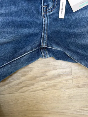 NEW KanCan Maurices High Rise Flare Jeans Y2K Bell Bottom Split Raw Hem Boho thumbnail 2