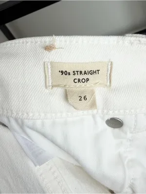 Madewell 90’s Straight Crop Jeans in Raw Hem Edition thumbnail 4