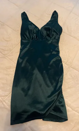 Emerald Sundae Homecoming Dress Green Emerald thumbnail 1