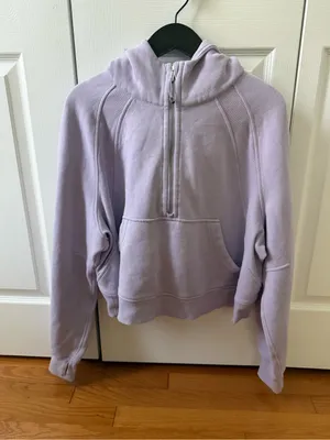 SET Lululemon Scuba Quarter Zip and Mid-Rise Wide-Leg Pant in Lilac Ether thumbnail 2
