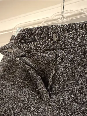 Ann Taylor Gray Wide-Leg Knit Cropped Pants thumbnail 5