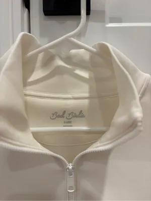 NWT Bad Birdie At Ease Quarter zip Size XL White thumbnail 3