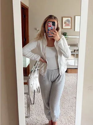 Live Love Dream Cream Fleece Zip Up thumbnail 3