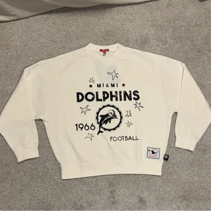 Mitchell & Ness Miami Dolphins 1966 Crewneck Sweatshirt | Women’s L thumbnail 2