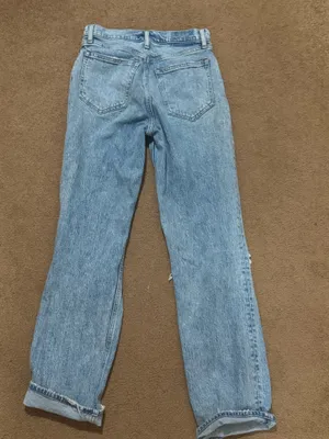 Abercrombie 90s Ultra High-Rise straight Jeans thumbnail 3