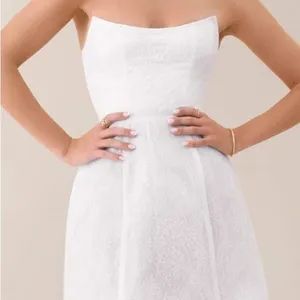 Heiress Strapless Lace Corset Mini Dress XXS - White thumbnail 3