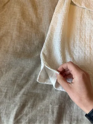 Anthropologie White Off The Shoulder Ruffle Top thumbnail 4