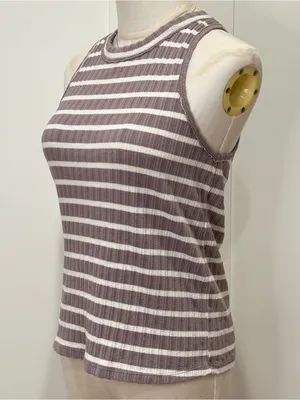 Free People We The Free Fired Up Striped Cutout Tank Top Small Boho Coastal Chic thumbnail 7