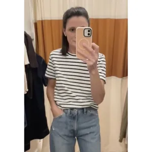 MADEWELL The Perfect Crewneck Tee in Allday Jersey in Roasted Chicory Size Large thumbnail 3