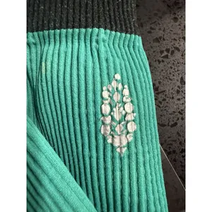 Free People women's‎ Ribbed Athletic Shorts Black Waistband & Green Body XS thumbnail 4