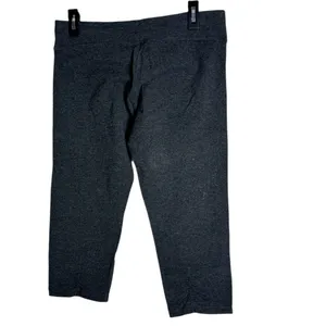 Calvin Klein Performance Quick Dry Heather Gray Workout Yoga Capri Leggings XL thumbnail 2