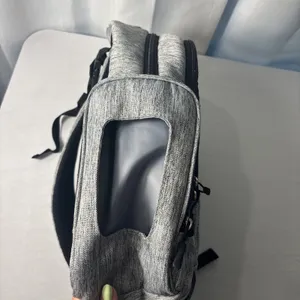 Eddie Bauer‎ First Adventure Backpack Baby Diaper Bag Gray Black Waterproof 16" thumbnail 3