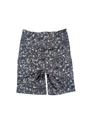 All In Motion Biker Shorts Gray Black Marble Print Pockets Size Small thumbnail 4