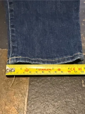 Lucky Brand Woman’s Blue Washed Straight Jeans thumbnail 8