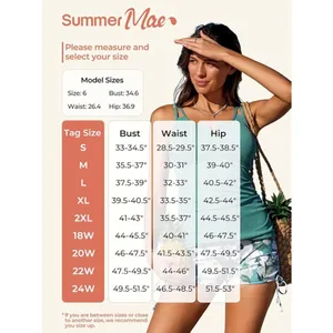 Boutique Summer Mae SMALL Tankini Swimsuit Two Piece Tummy Control Bathing Shorts Blue thumbnail 5