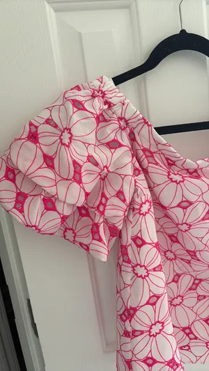 Lilly Pulitzer pink and white top thumbnail 5
