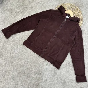 Patagonia Women’s Plush Synchilla Hoody Full Zip Longsleeve in Brown Size M thumbnail 3
