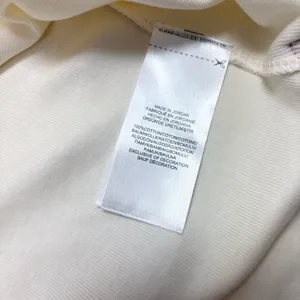 Ralph Lauren V neck Cream and Brown Cotton Long‎ Sleeve Top Size L thumbnail 11
