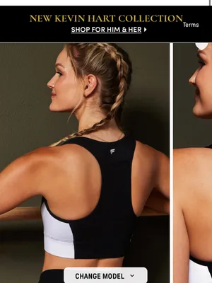 Fabletics large On-The-Go Medium-Impact Colorblock Sports Bra thumbnail 3