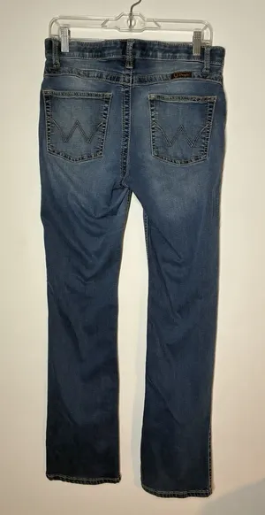 Wrangler Q-Baby Ultimate Riding Jeans 30 X 31 Mid Rise No Gap Waistband Stretch thumbnail 1