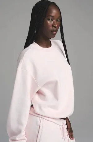 SKIMS Cotton Fleece Crewneck Sweatshirt XS thumbnail 1