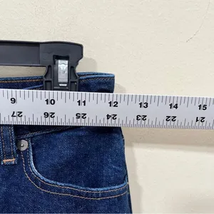 Madewell Women's The Curvy '90s Straight Leg Jeans dark blue wash denim size 23 thumbnail 4