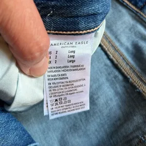 American Eagle High Rise flare jeans Size 2‎ long C16 thumbnail 5