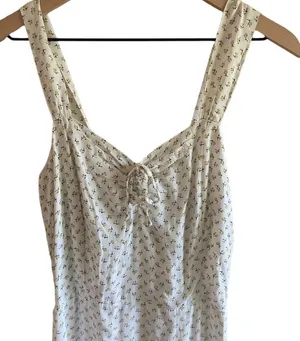 Faithfull the Brand Maeve Midi Dress Carrie Floral Print Brand White 8 thumbnail 5