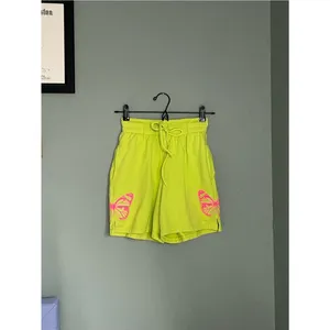 Frankies Bikinis Burl Sweatshort Size Small Grass Neon Green Butterfly thumbnail 2