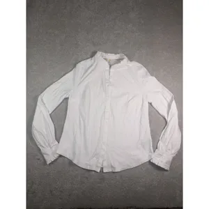 Boden white cotton ruffle thumbnail 3