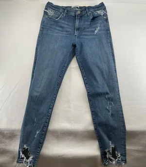 AGoldE jeans cotton mid rise waist 29 SZ 31 thumbnail 1