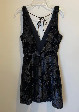 Gianni Bini Black Sequin Dress thumbnail 2