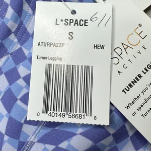 L*Space Blue and White Checkered Leggings thumbnail 11