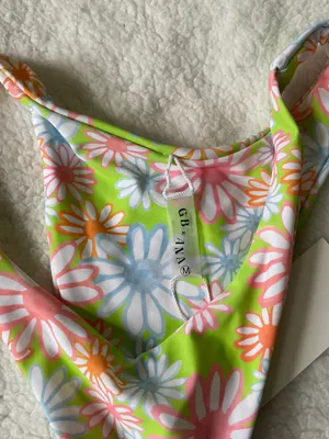 Grey Bandit X ANA Sold Out Green Floral Bikini S/M NWT thumbnail 4