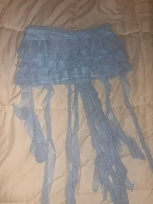 Blue flowy skirt thumbnail 2