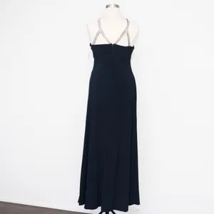 Betsy‎ & Adam. Jayleen High Neck Jeweled Back Gown. thumbnail 4