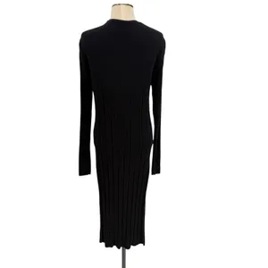 Free People Skylight Ribbed Longline Cardigan Black Button Front Small‎ thumbnail 10