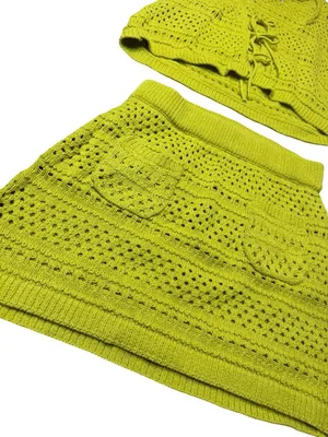✨ Free People Mairead Fauxchet Crochet Beach Set XS Boho Coastal ✨‎ thumbnail 3