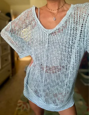 Amazing Lace Crochet Cover Up thumbnail 1