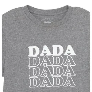 Motherhood Maternity Unisex Dada Graphic Tee Sz L Gray Short Sleeve Father's Day thumbnail 7