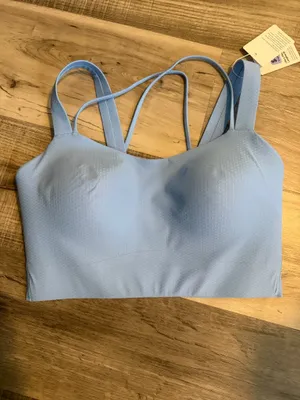 Lululemon Like A Cloud Longline Bra *Dot D/DD Sinatra Blue 8 NWT thumbnail 3