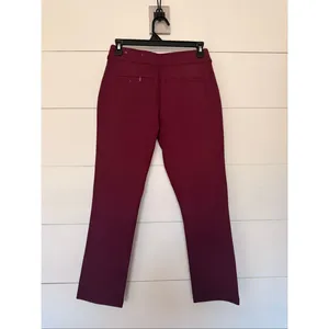 Soft Surroundings Women’s PXS Maroon Pull on Pants Stretchy thumbnail 3