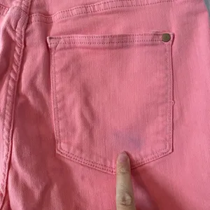 Judy Blue Hot Pink Garment Dyed Frayed Straight Leg Jeans Cropped Women 15 / 32 thumbnail 11