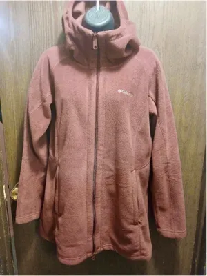 Columbia Women's Hooded Fleece Jacket Maroon Size M INV553 thumbnail 9