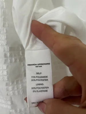 NEW AMANDA UPRICHARD keenan sleeveless romper in ivory thumbnail 9